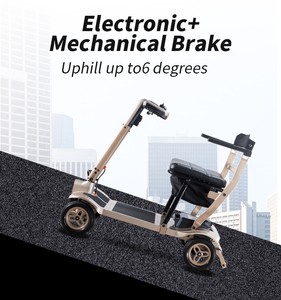 Commercio all'ingrosso elettrico pieghevole scooter per anziani senior 4 ruote per la mobilità di piccole dimensioni scooter elettrico 4 ruote per anziani disabili - Product Image 5
