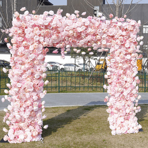 <span class=keywords><strong>Promessa</strong></span> <span class=keywords><strong>di</strong></span> lusso rosa rosa arco cornice <span class=keywords><strong>di</strong></span> fiori artificiali <span class=keywords><strong>di</strong></span> alta qualità per <span class=keywords><strong>matrimonio</strong></span> sfondo regalo <span class=keywords><strong>di</strong></span> san valentino - Product Image 2