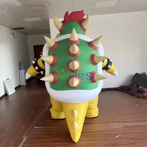 Costume de mascotte <span class=keywords><strong>gonflable</strong></span> Bowser, personnage de jeu, tortue dragon <span class=keywords><strong>gonflable</strong></span> colorée, vente chaude, 2 m/6,6 pieds - Product Image 6