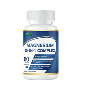 Capsules de complexe de magnésium 10-en-1 Amazon TikTok Hot Stock pour tous les adultes, complément alimentaire quotidien, régulation du sommeil, système nerveux - Product Image 5