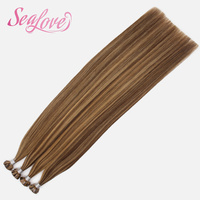 Extensions de cheveux Slavic Hair Extensions Russian Hair 100 k Tip Invisible Seamless Mini Micro Keratin Bond