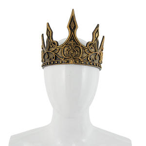 Corona de Rey Medieval al por Mayor, Tocado de Espuma de Látex para Actuaciones Escénicas, Halloween, Accesorios de Corona para Exteriores - Product Image 3