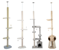 Grosse tour d'arbre à cadre d'escalade pour chat en vente en gros pour condo en peluche d'intérieur avec griffoirs perchoirs grotte hamac
