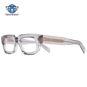 <span class=keywords><strong>Gafas</strong></span> de Diseñador de Moda de Lujo al por Mayor Teenyoun, Monturas Ópticas Cuadradas Vintage, <span class=keywords><strong>Gafas</strong></span> de Acetato, Lentes con Logotipo Personalizado - Product Image 6