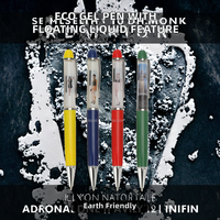 Stylo à bille liquide en métal avec paillettes flottantes en acrylique personnalisé, fournitures de papeterie du fabricant Eagle Promotion