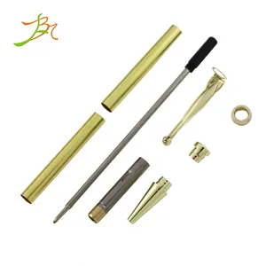 Legacy Woodturning diy pen making kits Blank Holder Gold Copper slimline pen kits Taiwan ball point pen kits for wood worker