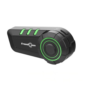 Para FreedConn motocicleta Bluetooth 5,0 casco intercomunicador 2KM rango inalámbrico IP67 impermeable 15H tiempo de conversación música compartida - Product Image 4