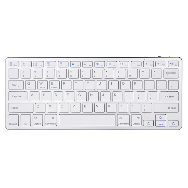Oem and Best Price Fashionable Style Portable Office Lightweight Simple Look Silent Charge Mini BTwireless Keyboardfor Pc Laptop