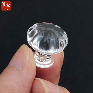 Acrylic Cabinet Door Handles Round Transparent <b>Crystal</b> <b>Knobs</b> For Drawer Easy Installation Surface Decoration Modern Design - Product Image 2