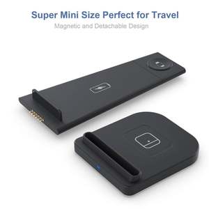Cargador Inalámbrico <span class=keywords><strong>3</strong></span> en 1 Plegable de Carga Rápida de 15W, Soporte para Teléfono Móvil para iPhone 14 <span class=keywords><strong>13</strong></span> 12 - Product Image 3