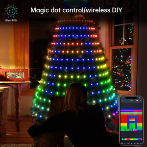 Wholesale Christmas 400 LED Adjustable Music Modes Infrared Remote <b>Control</b> for Connection Magic Color <b>RGB</b> Lights - Product Image 2