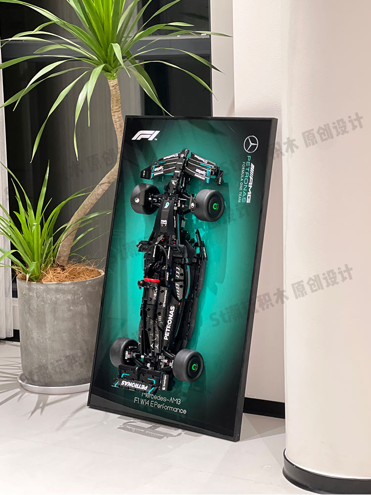 Mercedes-benz amg wall mount frame a