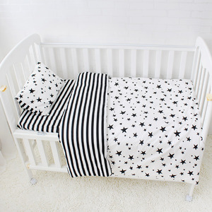 crèche garçon fille sommeil couverture de <span class=keywords><strong>drap</strong></span> de lit 3 pièces ensemble coton tissu avec fermeture à glissière pour literie bébé - Product Image 1