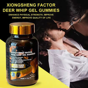 Gomitas de Ginseng y Asta de Ciervo para Hombre con Polisemitina y Cordyceps Militaris para Energía en Adultos, Suplementos Herbales - Product Image 3