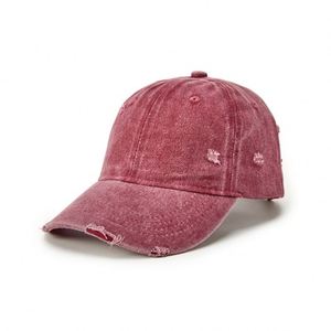 Casquette de baseball vintage déchirée avec logo personnalisé, effet vieilli et délavé, en stock, vente chaude usine - Product Image 3