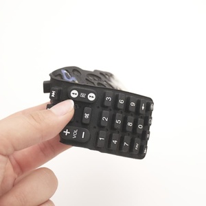 Teclado <span class=keywords><strong>de</strong></span> Control <span class=keywords><strong>de</strong></span> Silicona con Caracteres Impresos en Pantalla a Color Personalizados <span class=keywords><strong>para</strong></span> Control Remoto <span class=keywords><strong>de</strong></span> Televisión Inteligente - Product Image 2