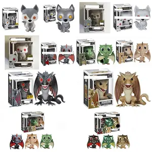 Daenerys Direwolf Dragon colección de acción modelo vinilo figurita muñeca Juegos de tronos funkos figuras Pop