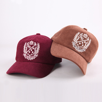 Casquette Dad Hat Unisexe en Corduroy Brodé Personnalisable avec Logo, Style Vintage, 5 Panneaux, Souple et Non Structurée, pour Streetwear