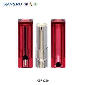 Emballage de baume à lèvres en plastique écologique, contenants de rouge à lèvres personnalisés, tube à lèvres en plastique de 12,1 mm, tube à lèvres en forme de cœur - Product Image 1