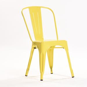 เก้าอี้รับประทานอาหารกรอบโลหะสีดำสำหรับร้า<span class=keywords><strong>น</strong></span>อาหารสวนกลางแจ้ง - Product Image 6