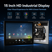 Pour écran tactile HMI intégré de 15 pouces, module d'affichage TFT IPS LCD