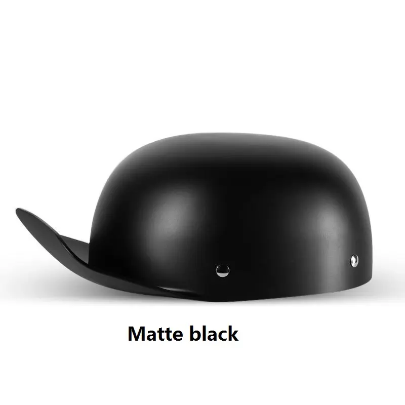 oem Baseball Style hat Motorcycle Helmets Matte Black Unisex-Adult Helmet for Adults