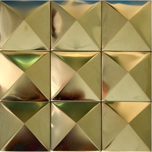 ACEPLATE Fashion <span class=keywords><strong>Façade</strong></span> Panel Or Couleur Aluminium 3d <span class=keywords><strong>Bardage</strong></span> <span class=keywords><strong>Extérieur</strong></span> Moderne Plus De 5 Ans - Product Image 1