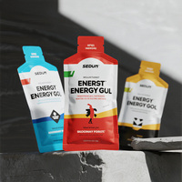 Sachets en plastique de forme personnalisée de 10 ml, 25 ml, 40 ml, sachets liquides, sachets pour boissons, nutrition sportive, gel énergétique, emballage de sachets, sachets