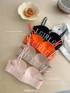Soutien-gorge sans couture à fermeture avant, soutien-gorge push-up demi-bonnet sans armatures, brassière invisible à bretelles amovibles, OEM ODM personnalisé pour femmes - Product Image 3