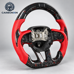 Volante Deportivo de Fibra de Carbono Forjado para Dodge Charger GT Challenger Durango SRT Scatpack 2019 2018 2021 - Product Image 3