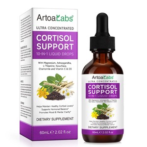 ArtoaLabs 60ml hormon keseimbangan hormon pendukung cairan tetes vegetarian organik suplemen cair untuk fokus suasana hati & tidur - Product Image 6