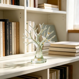 Árbol de los Deseos Dorado, Adorno de Resina Transparente, Decoración del Árbol de <span class=keywords><strong>la</strong></span> <span class=keywords><strong>Vida</strong></span>, una Opción Ideal para Decoración del Hogar y Regalos. - Product Image 4