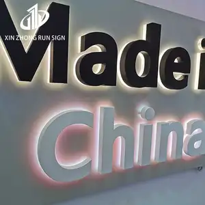 Led 3d Signs 3d Company Name 3 D Letter Night Light Multi Colour For Shop Store Sign Board Led