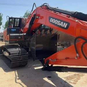 รถตักล้อยาง Doosan DX225 มือสองจากเกาหลี ขนาด 22 ตัน พร้อมมอเตอร์ PLC และระบบเกียร์ไฮดรอลิก มีสินค้าในสต็อก - Product Image 1