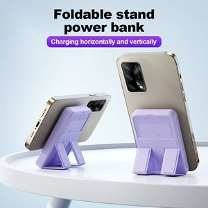Nhỏ không dây từ Powerbank với đứng chủ hiển thị có thể gập lại 10000 mAh sạc 22.5W PD sạc nhanh ngân hàng điện - Product Image 4