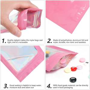 Bolsas <span class=keywords><strong>de</strong></span> embalaje holográficas, resellables bolsas transparentes, bolsas <span class=keywords><strong>de</strong></span> papel <span class=keywords><strong>de</strong></span> aluminio <span class=keywords><strong>para</strong></span> almacenamiento <span class=keywords><strong>de</strong></span> alimentos, joyería, embalaje <span class=keywords><strong>de</strong></span> pestañas <span class=keywords><strong>para</strong></span> pequeñas empresas - Product Image 6