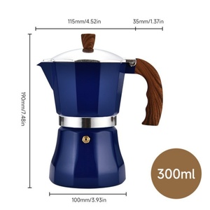 เครื่องชงกาแฟเอสเพรสโซแบบโมก้าพอต อลูมิเนียม คุณภาพพรีเมียม ทนทาน สไตล์อิตาลี ใช้ได้กับเตาแก๊สและเตาไฟฟ้า สำหรับผู้ผลิตและขายส่ง - Product Image 5