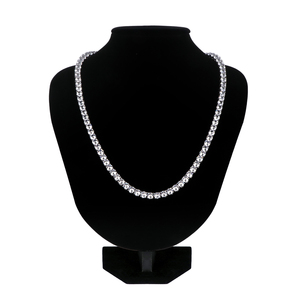 سلسلة تنس 6 مم رائجة البيع، سوار من الكريستال المكعب، مجوهرات للجنسين، قلادة راب، سلسلة أزياء - Product Image 1