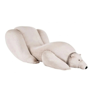 Fauteuil Canapé Ours Polaire Blanc Moderne de Loisirs, Mobilier de Maison de Designer Italien - Product Image 1
