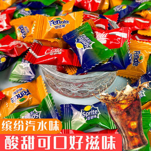 Mezcla de refrescos con sabor a caramelo duro Cola Fanta sabor envuelto individualmente boda dulce merienda fiesta golosinas OEM a granel al por mayor - Product Image 4
