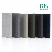 OEKO-TEX 100 100% Recycleerbare Polyester Akoestische Panelen Akoestische PET Panelen voor Commerciële Akoestische Ruimtes