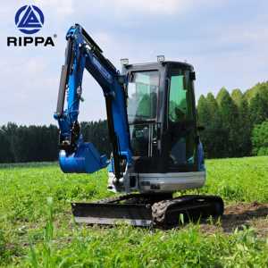 Máy đào mini RIPPA 2,5 tấn, máy đào nhỏ gia đình, động cơ EPA 2 tấn, máy đào Kubota dùng cho làm vườn - Product Image 1