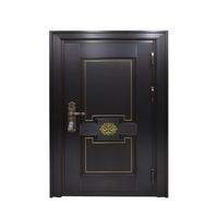 Porte de Sécurité en Alliage de Zinc pour Villa de Luxe, Conception Personnalisée, Résistante aux Pulvérisations Salines, Style Européen, Arquée, Anti-Effraction, Utilisation Extérieure pour Chambre