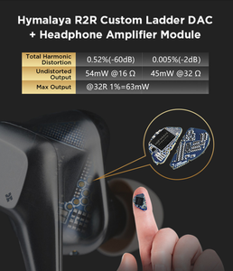 HIFIMAN SVANAR Écouteurs Hi-Fi intra-auriculaires sans fil BT, <span class=keywords><strong>Hymalaya</strong></span> DAC, diaphragme topologique, IPX5 résistant à l'eau/à la sueur et ANC - Product Image 4