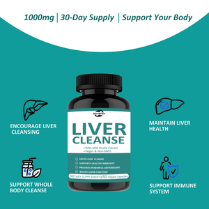 كبسولات شوك الحليب لتنظيف الكبد من إنتاج الشركة الأصلية، مكمل طبيعي لدعم صحة الكبد مع خلاصة الخرشوف للرجال والنساء - Product Image 4