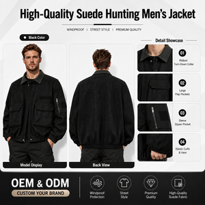 <span class=keywords><strong>Giacca</strong></span> Unisex Formale Mimetica con Bottoni in <span class=keywords><strong>Cashmere</strong></span> Rivestito, Impermeabile, Antivento, Traspirante, in Cotone, Vestibilità Comoda, per <span class=keywords><strong>Uomo</strong></span> - Product Image 5