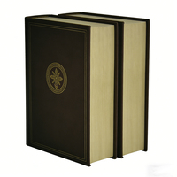 Caja de Regalo Magnética de Cartón Rígido para Embalaje de Ropa, Diseño de Color con Logotipo Personalizado de Lujo, Caja Decorativa con Forma de Libro Falso