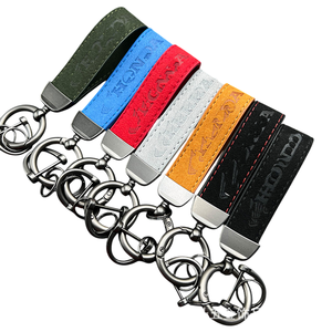 Porte-clés de voiture en daim de haute qualité porte-clés de moto Logo Laser en cuir pour hommes et femmes pour Yamaha - Product Image 2