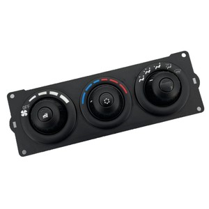 Kenworth Air Conditioner Panel F21-1013-21-000 Dual Button Mid <b>Range</b> Black For 06-23 Medium Duty Trucks - Product Image 5