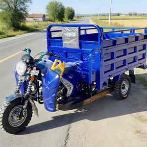 Tricycle agricole à trois roues >250cc, moto à essence avec side-car, benne ouverte motorisée - Product Image 4